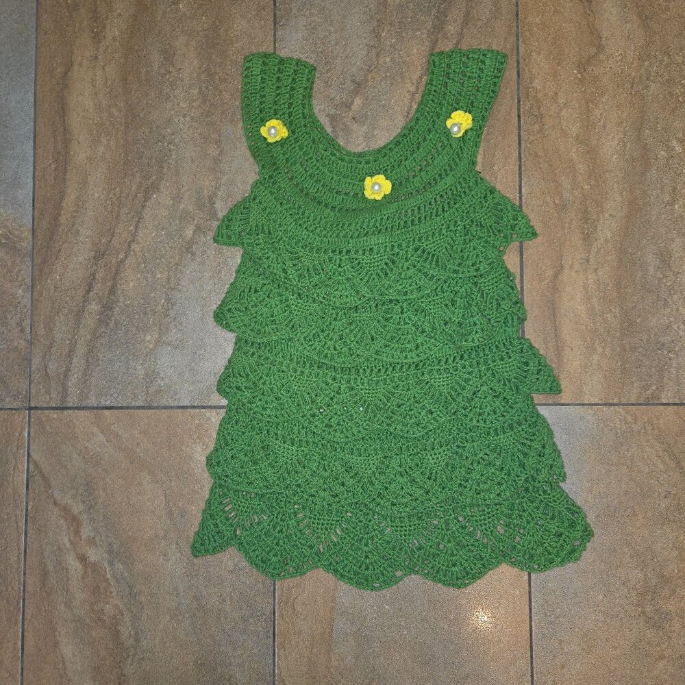 Girls knitted dress